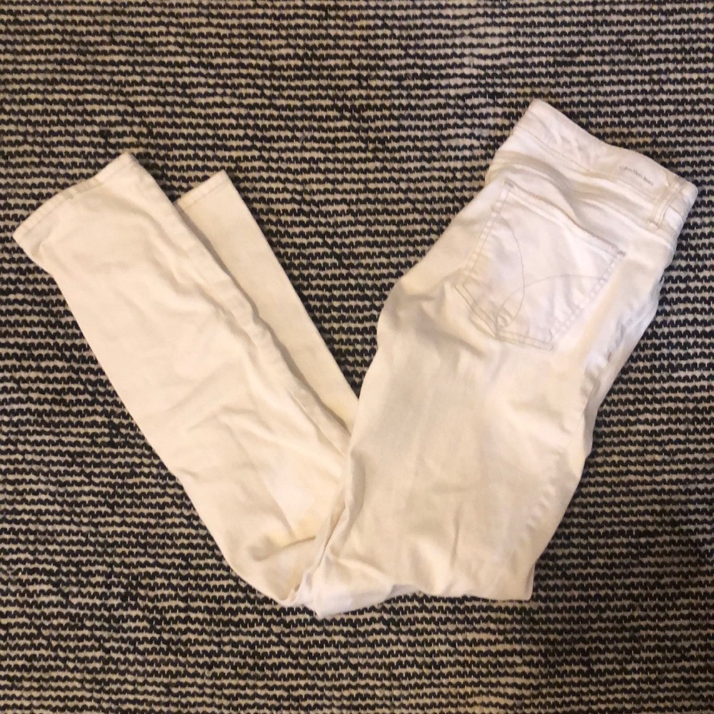 Off White Calvin Klein Ultimate Skinny Jeans